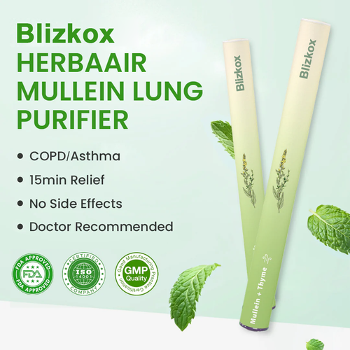 Final 3 Hours: 60% OFF-Blizkox™ Mullein Aroma Diffuser (Cough, wheezing, shortness of breath, sputum, stuffy nose, bronchitis, bronchitis, allergy symptoms, lung discomfort)