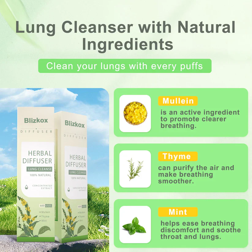 Final 3 Hours: 60% OFF-Blizkox™ Mullein Aroma Diffuser (Cough, wheezing, shortness of breath, sputum, stuffy nose, bronchitis, bronchitis, allergy symptoms, lung discomfort)