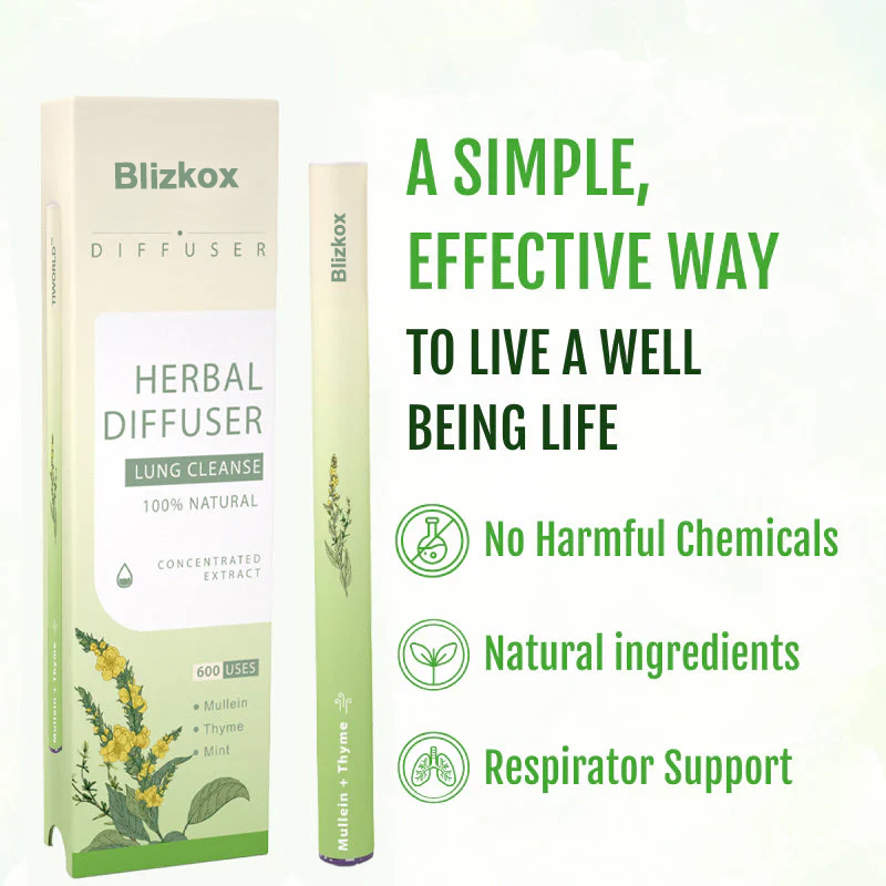 Final 3 Hours: 60% OFF-Blizkox™ Mullein Aroma Diffuser (Cough, wheezing, shortness of breath, sputum, stuffy nose, bronchitis, bronchitis, allergy symptoms, lung discomfort)