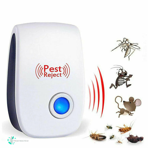Last day discount đ„ QIAWIâąElectronic ultrasonic insect repellent, targeting cockroaches, mice, roaches, flies and other pests, killing insects in all directions without dead angles