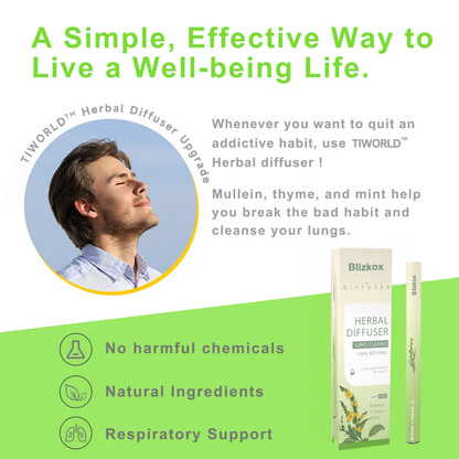 Final 3 Hours: 60% OFF-Blizkox™ Mullein Aroma Diffuser (Cough, wheezing, shortness of breath, sputum, stuffy nose, bronchitis, bronchitis, allergy symptoms, lung discomfort)