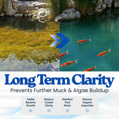 Wazendor® Aqua-Sentra Pro Formula– End Algae Nightmares, Restore Your Pond’s Beauty Fast!