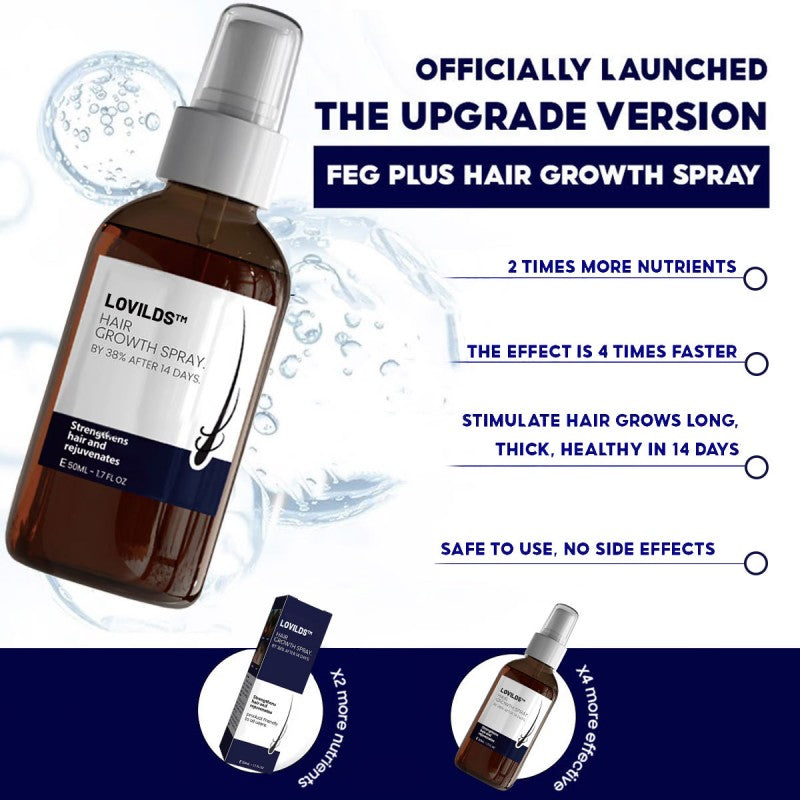 LOVILDS Natural Hair Regrowth Spray fb