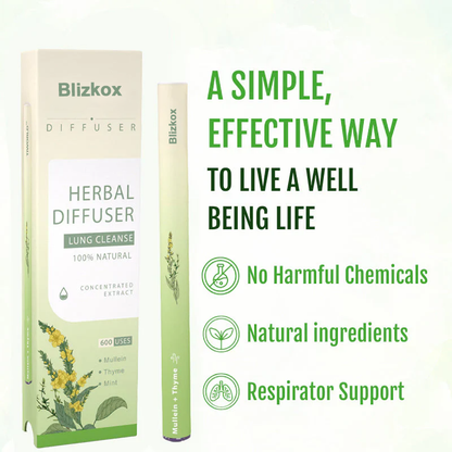Final 3 Hours: 60% OFF-Blizkox™ Mullein Aroma Diffuser (Cough, wheezing, shortness of breath, sputum, stuffy nose, bronchitis, bronchitis, allergy symptoms, lung discomfort)
