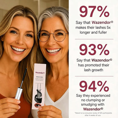 Wazendor® Waterproof Fibre Mascara💧  – Volume & Length without Clumping for Dramatic Moments