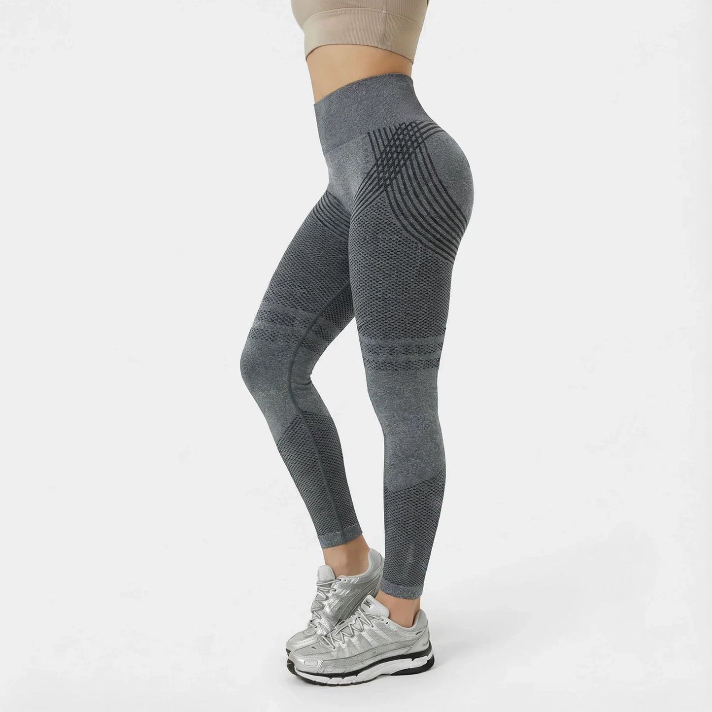 High Waisted And Hip Lifting Yoga Elastic Quick Drying Tight Pants