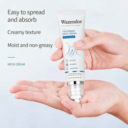 ✨ Wazendor™ Instant Neck Lift Cream  — 🧴 Infused with Retinol & Hyaluronic Acid | Firms the Neck, Reduces Wrinkles & Double Chin