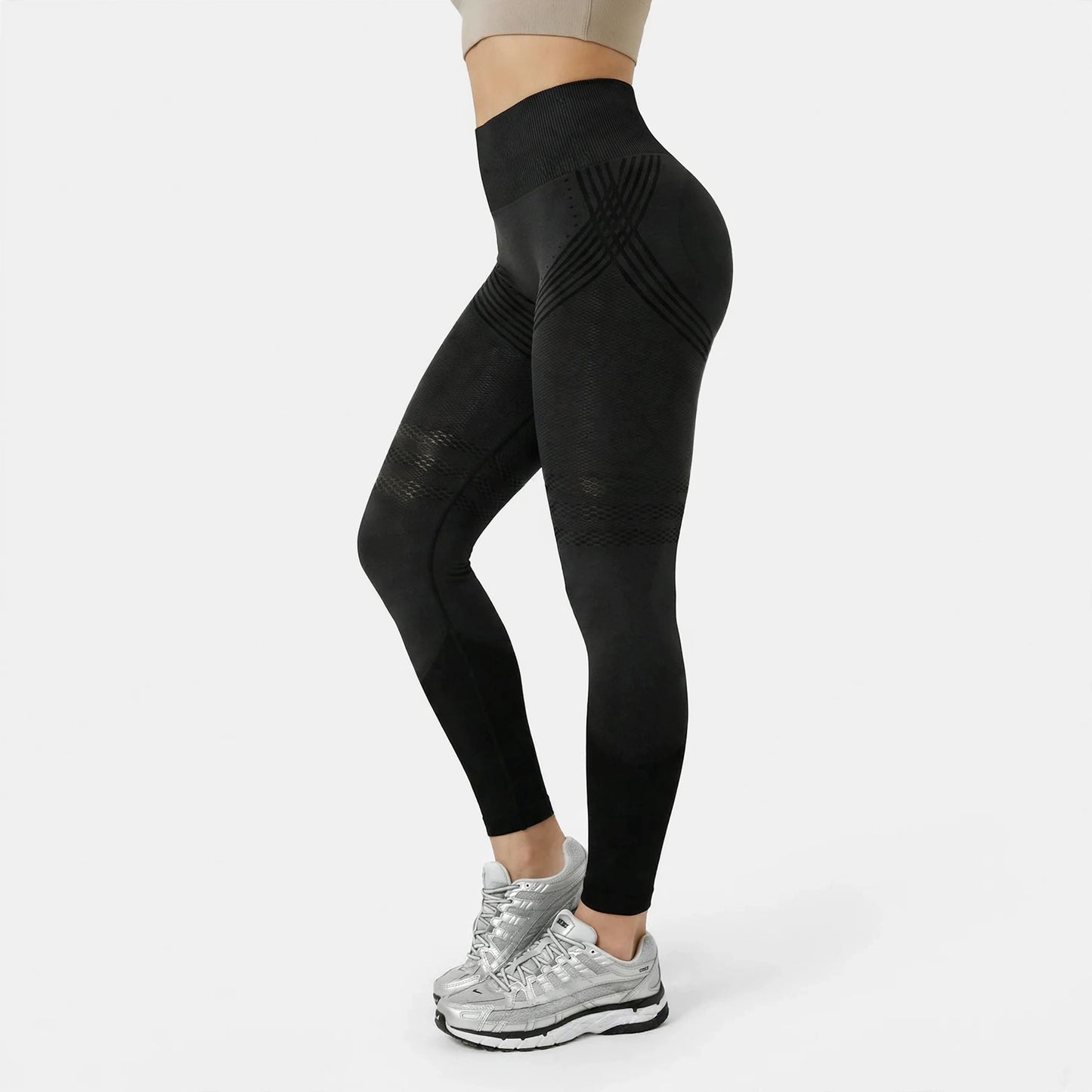 High Waisted And Hip Lifting Yoga Elastic Quick Drying Tight Pants