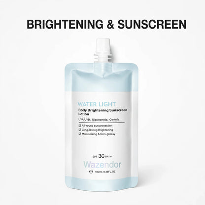 Niacinamide + Vitamin C Water-Light Glow Sunscreen ☀️🌿 (Protects Against UV Rays While Enhancing Your Natural Glow) 💧 No White Cast • Non-Greasy • Lightweight Comfort All Day✨